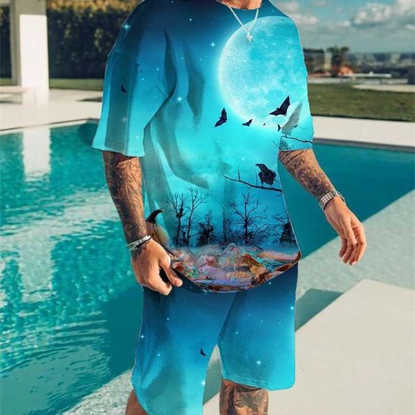 3d halloween print men's summer short sleeve beach pants set fashion t-shirt shorts, White;black
3d halloween print men's summer short sleeve beach pants set fashion t-shirt shorts, White;black