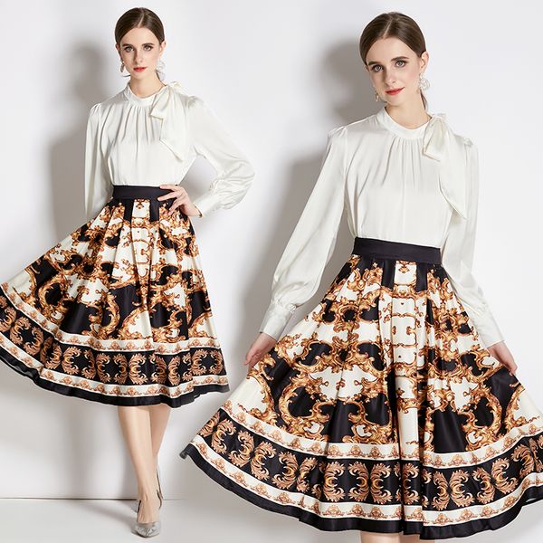 2023 graceful two piece midi dress birthday dinner sets women luxury silk and print skirts festival prom dresses suits long sleeve slim clu, White
2023 graceful two piece midi dress birthday dinner sets women luxury silk and print skirts festival prom dresses suits long sleeve slim clu, White