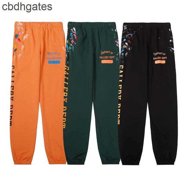 2023 pant sport designer galleryss pants paint dept speckle letter printing loose casual leggings for men women, Black
2023 pant sport designer galleryss pants paint dept speckle letter printing loose casual leggings for men women, Black