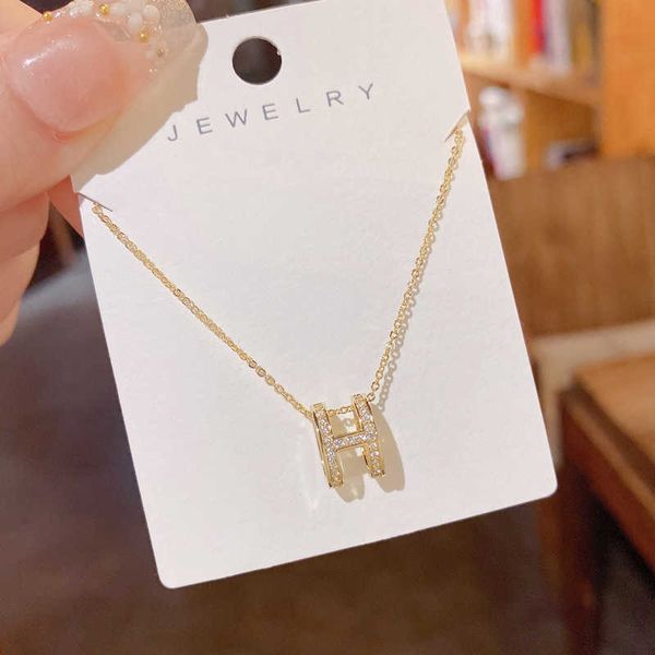 s strands strings letter h pendant 2022 new fashion light luxury small design collar chain temperament net red necklace, Silver
s strands strings letter h pendant 2022 new fashion light luxury small design collar chain temperament net red necklace, Silver
