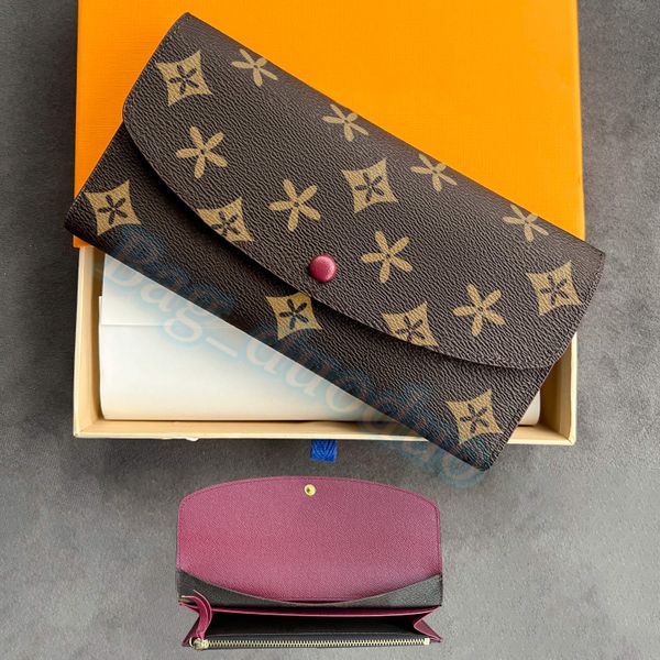 luxury card holders 2023 women coin purses m60697 emilie long wallet men purse 4 credit card slots designer button man wallets leather cardh, Brown;gray
luxury card holders 2023 women coin purses m60697 emilie long wallet men purse 4 credit card slots designer button man wallets leather cardh, Brown;gray