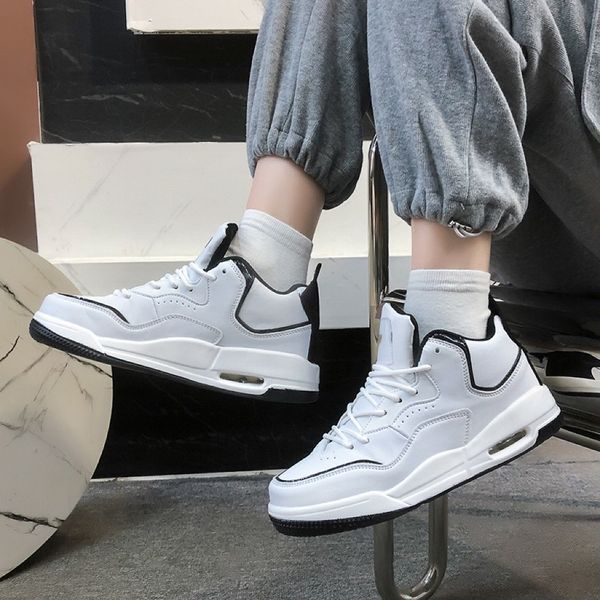sneakers summer couples basketball shoes skateboarding outdoor fitness running breathable shoes round head, Black
sneakers summer couples basketball shoes skateboarding outdoor fitness running breathable shoes round head, Black