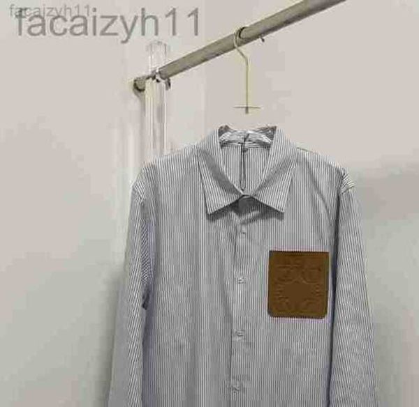 designer high version chest letter embossed cow leather pocket cotton stripe front button shirt d2lg, White;black
designer high version chest letter embossed cow leather pocket cotton stripe front button shirt d2lg, White;black