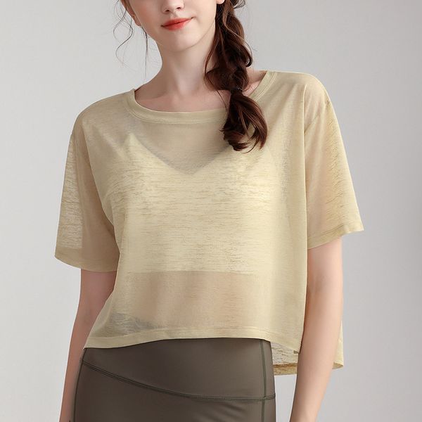 women yoga short sleeve smock women mesh sports loose casual running fitness thin and light t-shirt summer ll4086
women yoga short sleeve smock women mesh sports loose casual running fitness thin and light t-shirt summer ll4086