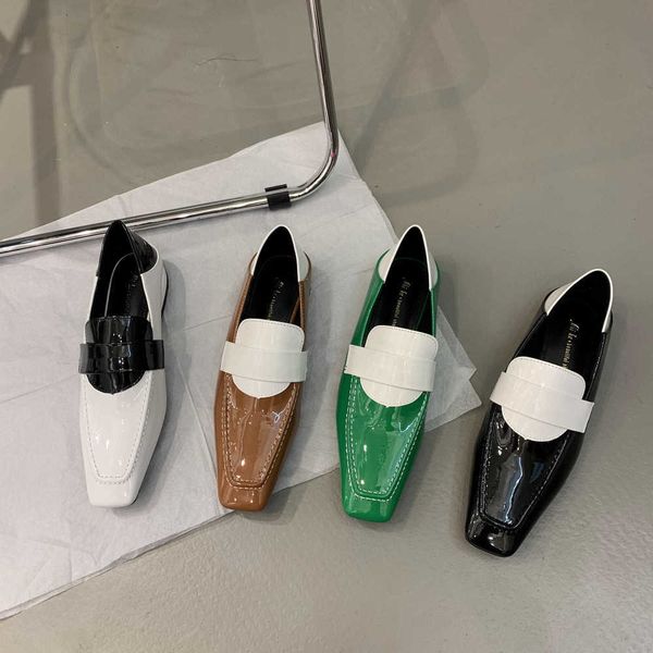 patent leather ballet flats retro woman shoes square toe shallow mouth low heels oxfords casual female sneakers loafers with fur 230223, Black
patent leather ballet flats retro woman shoes square toe shallow mouth low heels oxfords casual female sneakers loafers with fur 230223, Black