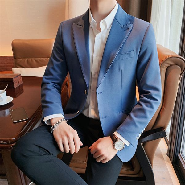 men's suits blazers mens slim business casual suit jacket spring luxury social club outfits clothers terno masculino 230323, White;black
men's suits blazers mens slim business casual suit jacket spring luxury social club outfits clothers terno masculino 230323, White;black