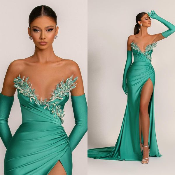 2023 split mermaid prom dresses sleeveless beading sequined evening formal party engagement birthday gowns, Black
2023 split mermaid prom dresses sleeveless beading sequined evening formal party engagement birthday gowns, Black