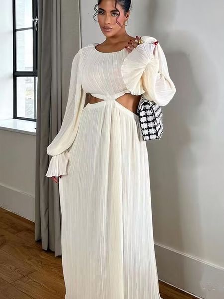 casual dresse 2023 spring chic fashion french open waist trumpet sleeve fold dress vintage female vestidos mujer 230323, Black;gray
casual dresse 2023 spring chic fashion french open waist trumpet sleeve fold dress vintage female vestidos mujer 230323, Black;gray