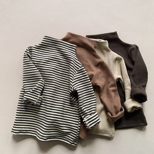 kids shirts children half turtleneck solid bottoming shirt autumn winter casual simple long sleeves t shirt cool boy all match cotton 23032, White;black
kids shirts children half turtleneck solid bottoming shirt autumn winter casual simple long sleeves t shirt cool boy all match cotton 23032, White;black