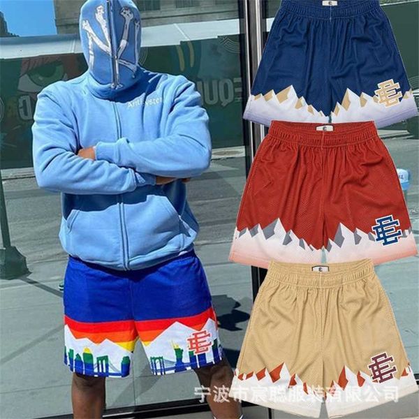 fashion designer shorts american ee snow mountain series mesh shorts for men and women loose oversized breathable knee length quarterback ba, White;black
fashion designer shorts american ee snow mountain series mesh shorts for men and women loose oversized breathable knee length quarterback ba, White;black