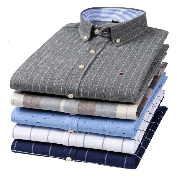mens casual shirts men oxford fashion 100% cotton long sleeve casual slim solid color plaid print stripe formal dress shirt plus size 230323, White;black
mens casual shirts men oxford fashion 100% cotton long sleeve casual slim solid color plaid print stripe formal dress shirt plus size 230323, White;black