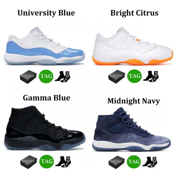 with box 11 retro basketball shoes men women kids 11s xi universtity blue low bright citrus trainers gamma blue youth gs athletic shoes midn
with box 11 retro basketball shoes men women kids 11s xi universtity blue low bright citrus trainers gamma blue youth gs athletic shoes midn