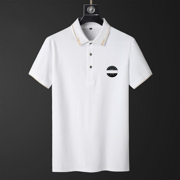 designer fashion embroidery luxury t-shirt men's tide brand summer new trend fashion personality solid color lapel short sleeve polo sh, White;black
designer fashion embroidery luxury t-shirt men's tide brand summer new trend fashion personality solid color lapel short sleeve polo sh, White;black