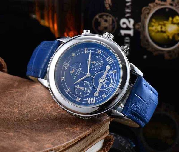 sport ready stockoriginal patees philpes luxury men's watches brand wristwatch men waterproof chronograph military n76s, Slivery;brown
sport ready stockoriginal patees philpes luxury men's watches brand wristwatch men waterproof chronograph military n76s, Slivery;brown