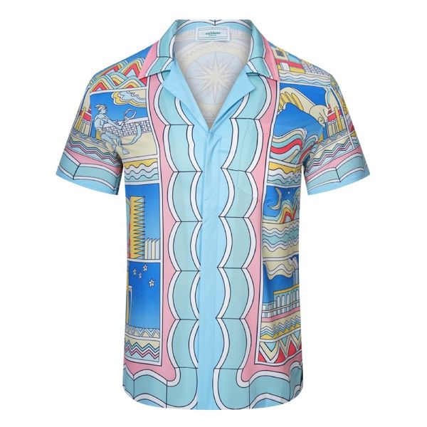 casablanca short sleeve shirt new seaside city print men's high-quality designer real l shirt polo size l xl 2xl 3xl, White;black
casablanca short sleeve shirt new seaside city print men's high-quality designer real l shirt polo size l xl 2xl 3xl, White;black