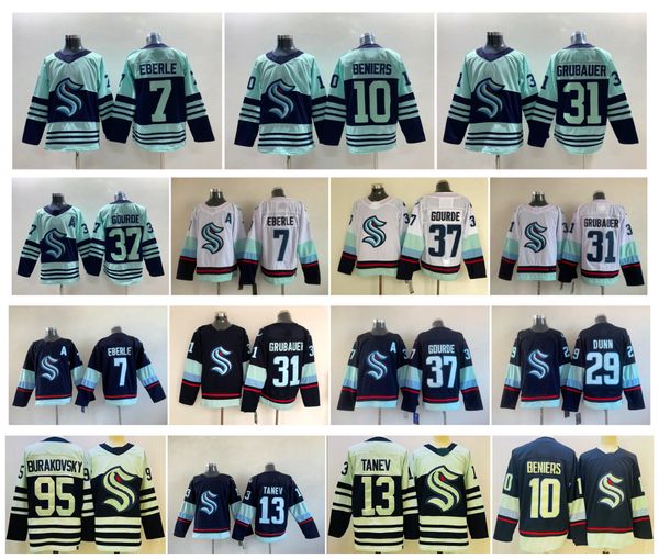 10 matty beniers kraken hockey jersey seattle reverse retro eberle 31 philipp grubauer yanni gourde vince dunn andre burakovsky brandon tane, Black;red
10 matty beniers kraken hockey jersey seattle reverse retro eberle 31 philipp grubauer yanni gourde vince dunn andre burakovsky brandon tane, Black;red