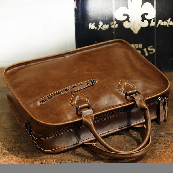 briefcases xiaop crazy horse pu leather briefcase handbag men vintage 13inch big lapbackpack fashion brown messenger shoulder bag man 230323
briefcases xiaop crazy horse pu leather briefcase handbag men vintage 13inch big lapbackpack fashion brown messenger shoulder bag man 230323