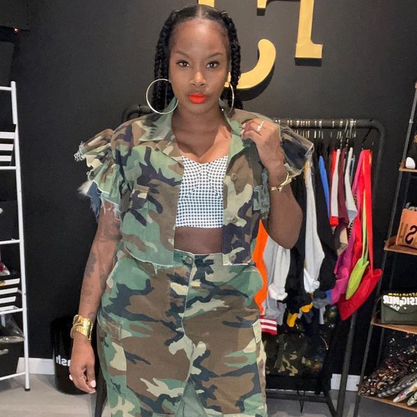 women's jackets camouflage streetwear camouflage pocket front single breasted jacket, Black;brown
women's jackets camouflage streetwear camouflage pocket front single breasted jacket, Black;brown