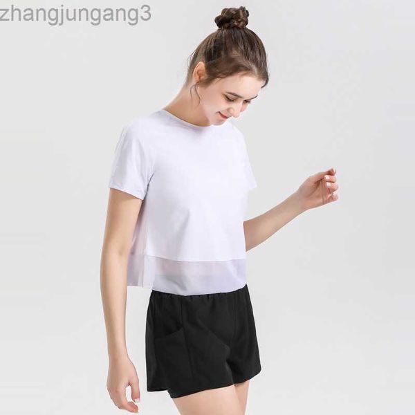 alos yoga t shirt dress women's summer thin loose breathable short sleeve mesh quick drying slim running top, White
alos yoga t shirt dress women's summer thin loose breathable short sleeve mesh quick drying slim running top, White