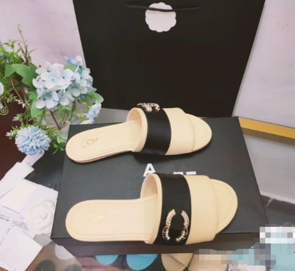 wholesale paris slippers women summer sandal c shoes luxury designer flip flops brands letter genuine leather beach flat casual slippers cha, Black
wholesale paris slippers women summer sandal c shoes luxury designer flip flops brands letter genuine leather beach flat casual slippers cha, Black