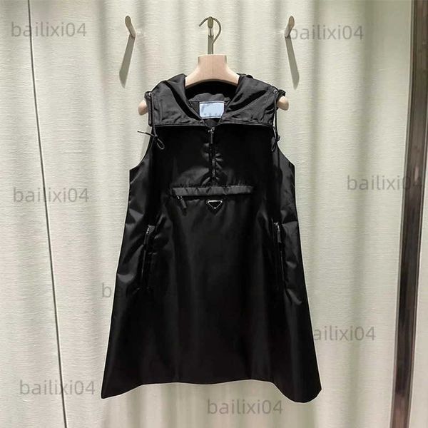 casual dresses p 2023 spring summer new fashion black hooded sleeveless dress style high waist nylon short skirt t230323, Black;gray
casual dresses p 2023 spring summer new fashion black hooded sleeveless dress style high waist nylon short skirt t230323, Black;gray