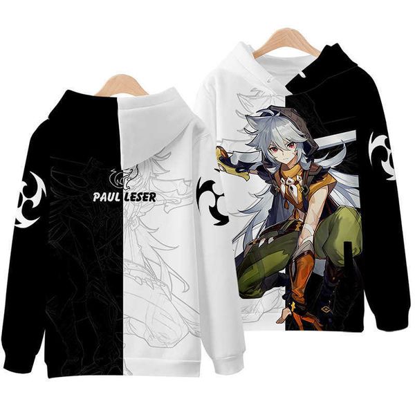 genshin impact plush sweater cosplay trend anime hooded long sleeve hoodies for men and women can be made of d, Black
genshin impact plush sweater cosplay trend anime hooded long sleeve hoodies for men and women can be made of d, Black