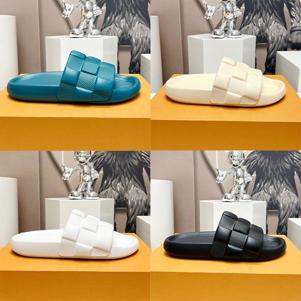 luxury paris slippers designer womens rubber slide mens waterfront embossed mule fashion women slides flat summer sandals beach sandal plus, Black
luxury paris slippers designer womens rubber slide mens waterfront embossed mule fashion women slides flat summer sandals beach sandal plus, Black