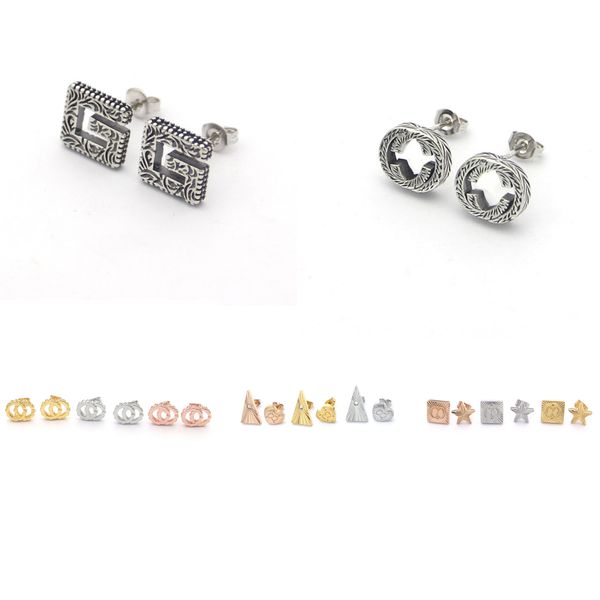 women's minimalist earrings studs designer jewelry for women's heart studs as a wedding christmas gift with box 222, Golden;silver
women's minimalist earrings studs designer jewelry for women's heart studs as a wedding christmas gift with box 222, Golden;silver