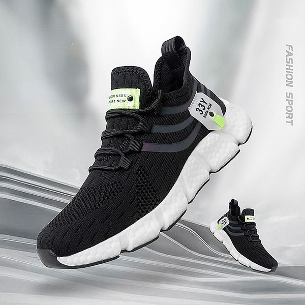 dress shoes spring flying woven mens comfortable and breathable sports outdoor non-slip couple mens fashion casual, Black
dress shoes spring flying woven mens comfortable and breathable sports outdoor non-slip couple mens fashion casual, Black