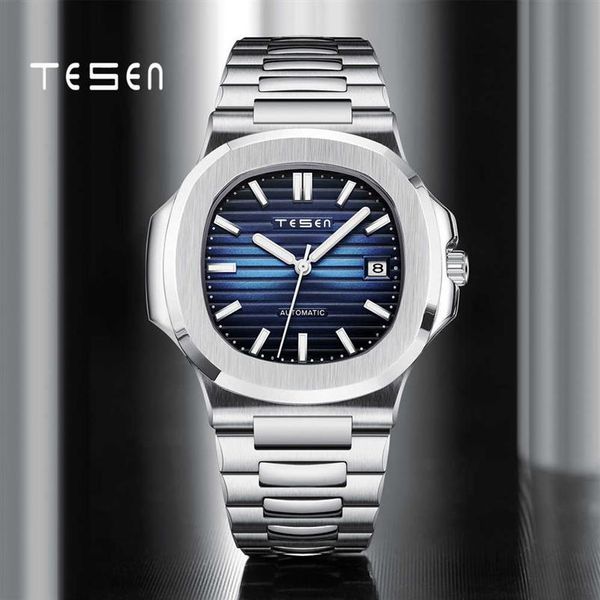 tesen design brand luxury men automatic mechanical sports watches male military steel luminous hand aaa nautilus wristwatch 21237k, Slivery;brown
tesen design brand luxury men automatic mechanical sports watches male military steel luminous hand aaa nautilus wristwatch 21237k, Slivery;brown