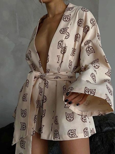 women's jumpsuits rompers animal print shorts sets 2023 spring summer fashion loose vneck lace up shirts slit trouser 2 piece casual ho, Black;white
women's jumpsuits rompers animal print shorts sets 2023 spring summer fashion loose vneck lace up shirts slit trouser 2 piece casual ho, Black;white