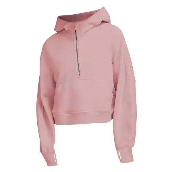designer womens hoodies lululemens sweatshirts scuba half zip long sleeve pullover yoga sportwear, Black
designer womens hoodies lululemens sweatshirts scuba half zip long sleeve pullover yoga sportwear, Black