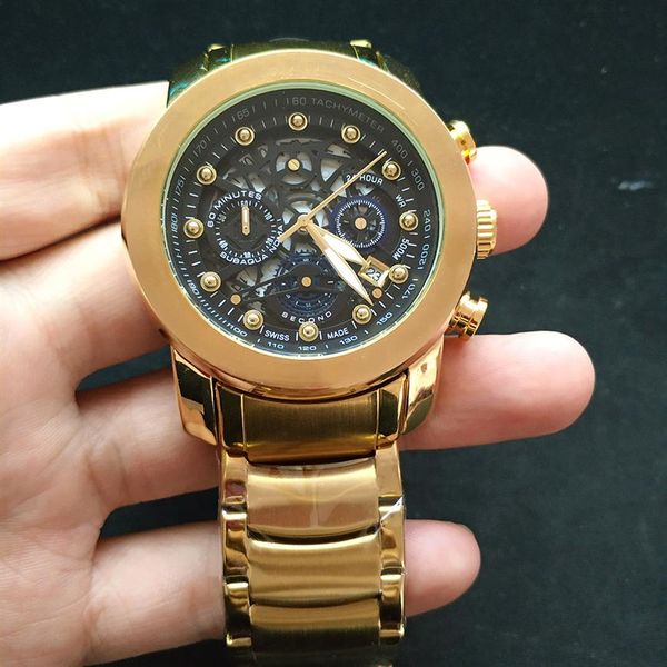 new style mens watches small dial work all functional chronograph watches waterproof quartz move208n, Slivery;brown
new style mens watches small dial work all functional chronograph watches waterproof quartz move208n, Slivery;brown