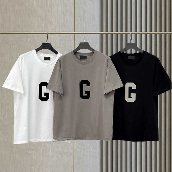 essentialls t shirt for men women fg sport tshirt letter flocked short sleeve high street men's and women's loose round neck fashi, White;black
essentialls t shirt for men women fg sport tshirt letter flocked short sleeve high street men's and women's loose round neck fashi, White;black