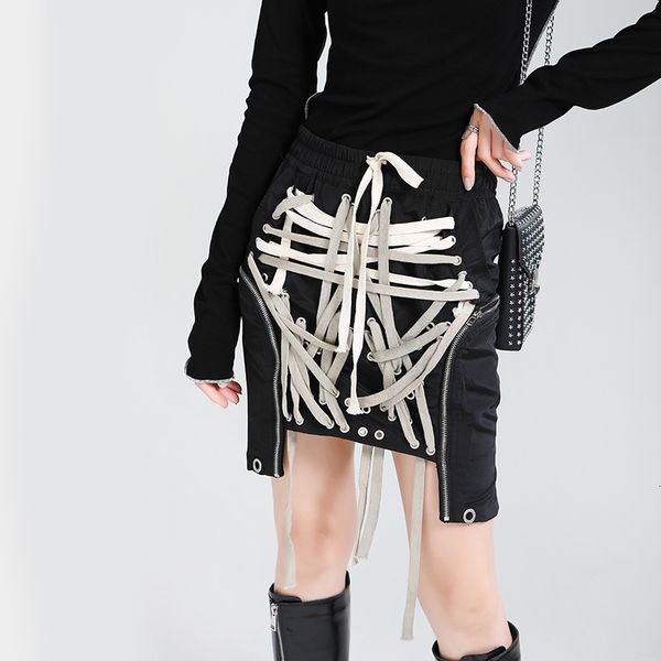 skirts irregular half skirt 2023 dark threedimensional pocket multilevel color contrast drawing rope laceup 230322, Black
skirts irregular half skirt 2023 dark threedimensional pocket multilevel color contrast drawing rope laceup 230322, Black