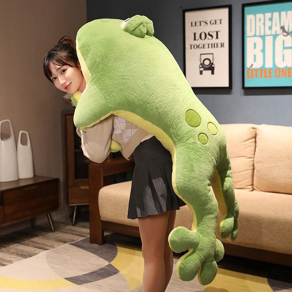 Lovely 60/80/100CM Giant Frog Plush Toys Funny Frog Mat Stuffed Soft Animal Pillow Cushion Creative Home Decoration Gift, As pic
Lovely 60/80/100CM Giant Frog Plush Toys Funny Frog Mat Stuffed Soft Animal Pillow Cushion Creative Home Decoration Gift, As pic