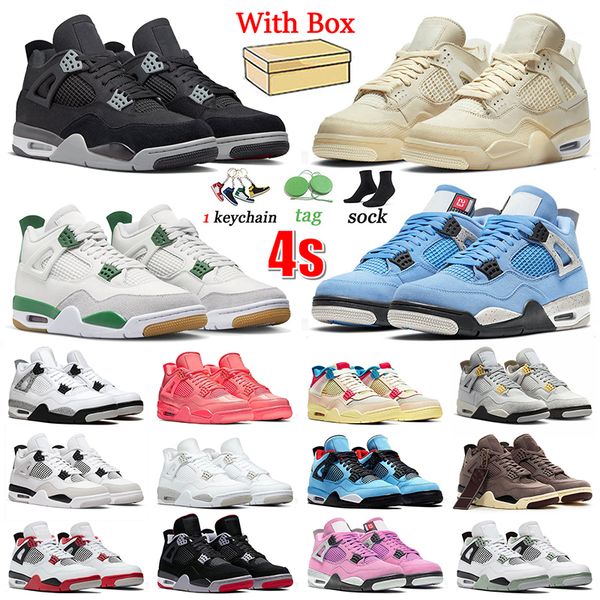 fashion basketball shoes jumpman 4 4s mens women ow sail canvas black cat sb pine green university blue white cement punch pn dust sneakers
fashion basketball shoes jumpman 4 4s mens women ow sail canvas black cat sb pine green university blue white cement punch pn dust sneakers