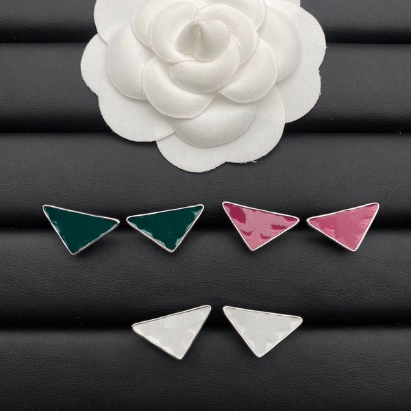 p brand triangle studs enamelled stud earrings colored studs women luxury brand design earring wedding party jewelry, Golden;silver
p brand triangle studs enamelled stud earrings colored studs women luxury brand design earring wedding party jewelry, Golden;silver