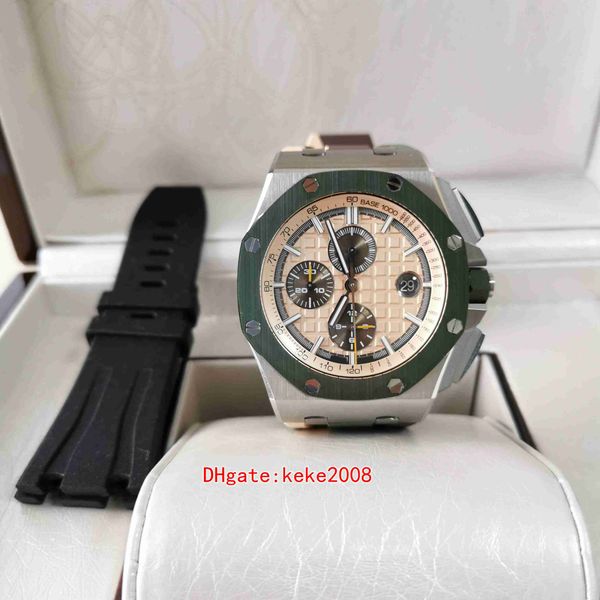 apf super mens watches watch 26400so.oo.a054ca.01 26400 44mm cal.3126 movement chronograph green sapphire transparent automatic mechanical m, Slivery;brown
apf super mens watches watch 26400so.oo.a054ca.01 26400 44mm cal.3126 movement chronograph green sapphire transparent automatic mechanical m, Slivery;brown