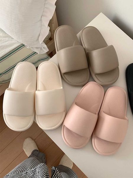 slippers japanese simple solid color house slippers for women girls summer fashion non-slip soft bottom bath sandals eva home slippers g2303, Black
slippers japanese simple solid color house slippers for women girls summer fashion non-slip soft bottom bath sandals eva home slippers g2303, Black