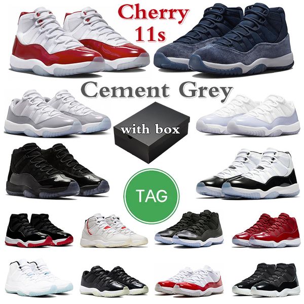 with box cement grey jumpman 11 basketball shoes cherry 11s midnight navy cool grey space jam gamma blue pure violet mens trainers women sne, Black
with box cement grey jumpman 11 basketball shoes cherry 11s midnight navy cool grey space jam gamma blue pure violet mens trainers women sne, Black