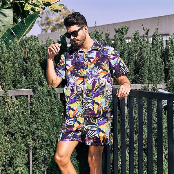 2023 new hawaiian print beach set short sleeve shirt shorts blouse men's 2pk fashion, Black
2023 new hawaiian print beach set short sleeve shirt shorts blouse men's 2pk fashion, Black