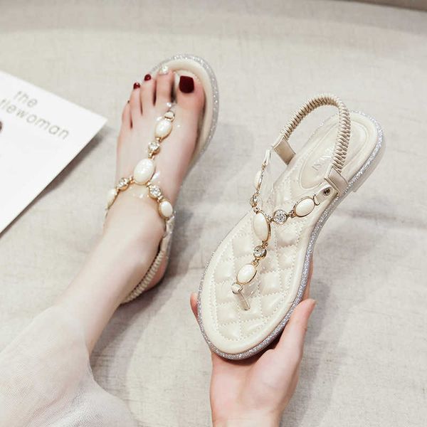 sandals plus size 42 43 women fashion pearls t-strap sandals flip flop beach shoes ladies summer shoes flats sandals outdoor footwear g23032, Black
sandals plus size 42 43 women fashion pearls t-strap sandals flip flop beach shoes ladies summer shoes flats sandals outdoor footwear g23032, Black