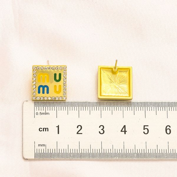 fashion women 18k gold plated designer ear stud earrings brand designers geometry colorful letters crystal rhinestone earring wedding party, Golden;silver
fashion women 18k gold plated designer ear stud earrings brand designers geometry colorful letters crystal rhinestone earring wedding party, Golden;silver