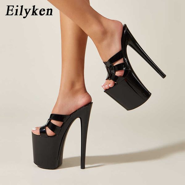 extreme super high heels platform women sandals model t station stage catwalk ankle buckle shoes 230306, Black
extreme super high heels platform women sandals model t station stage catwalk ankle buckle shoes 230306, Black
