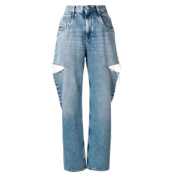 women's jeans fashion classic trendy luxury design broken beige high waist wide leg jean 230323, Blue
women's jeans fashion classic trendy luxury design broken beige high waist wide leg jean 230323, Blue