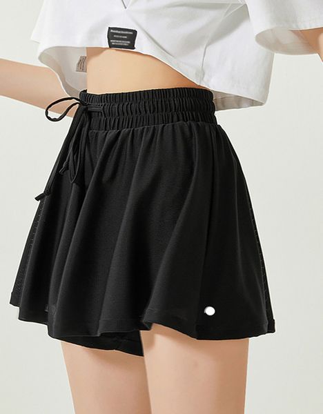 Womens Lu Shorts Sport Yoga Skirts Running Shorts Solid Color Gril Lululy Lemenly Tennis Skirt Anti Exposure Fitness Short Skirt LL765, Black
Womens Lu Shorts Sport Yoga Skirts Running Shorts Solid Color Gril Lululy Lemenly Tennis Skirt Anti Exposure Fitness Short Skirt LL765, Black