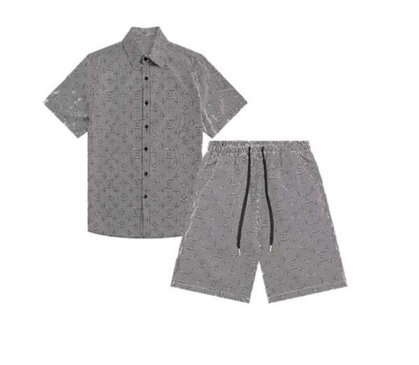 men's tracksuits hawaii floral print suits casual tracksuits classic letter pattern print men's short sleeve & shorts designer shi, Gray
men's tracksuits hawaii floral print suits casual tracksuits classic letter pattern print men's short sleeve & shorts designer shi, Gray