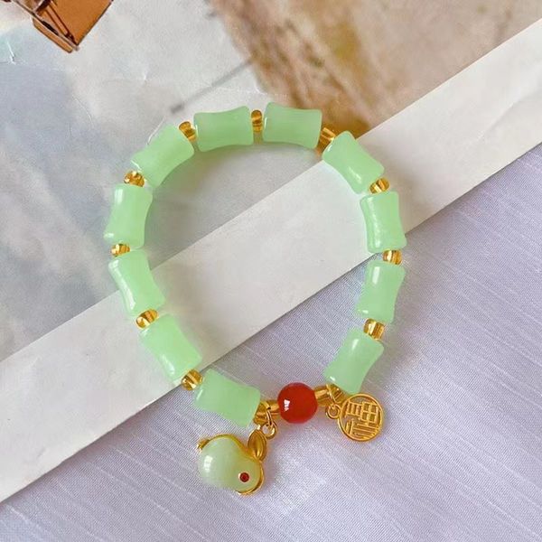 10pcs new fashion bamboo knot beaded bracelet for women charm bunny animal bangle couple jewelry gifts, Golden;silver
10pcs new fashion bamboo knot beaded bracelet for women charm bunny animal bangle couple jewelry gifts, Golden;silver