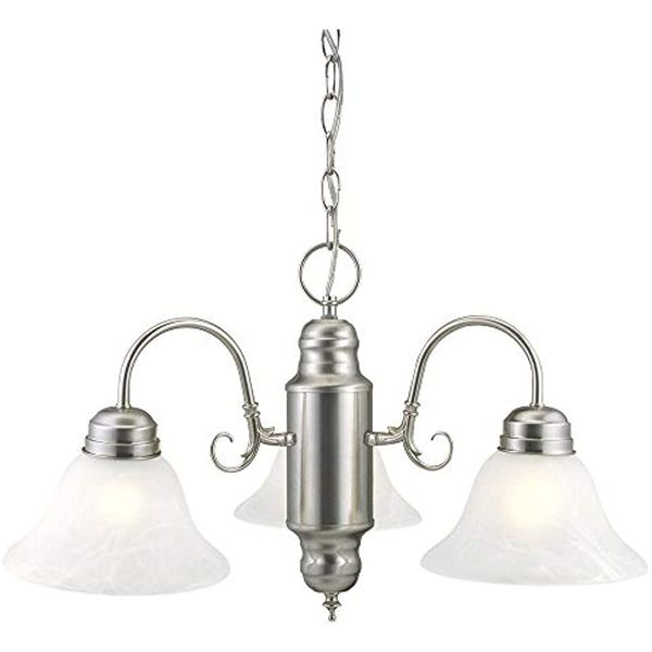 511543 millbridge 3 light chandelier, satin nickel 
511543 millbridge 3 light chandelier, satin nickel